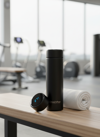 Termo Inteligente con Pantalla LED — Acero Inoxidable 500 ml
